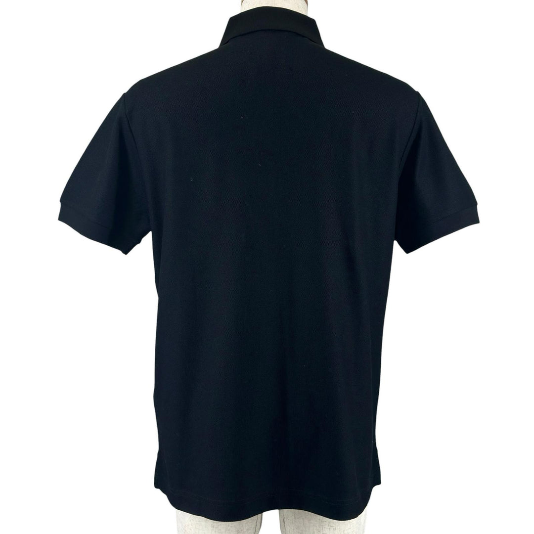 Great BURBERRY Short sleeve polo shirt Knight on horseback logo