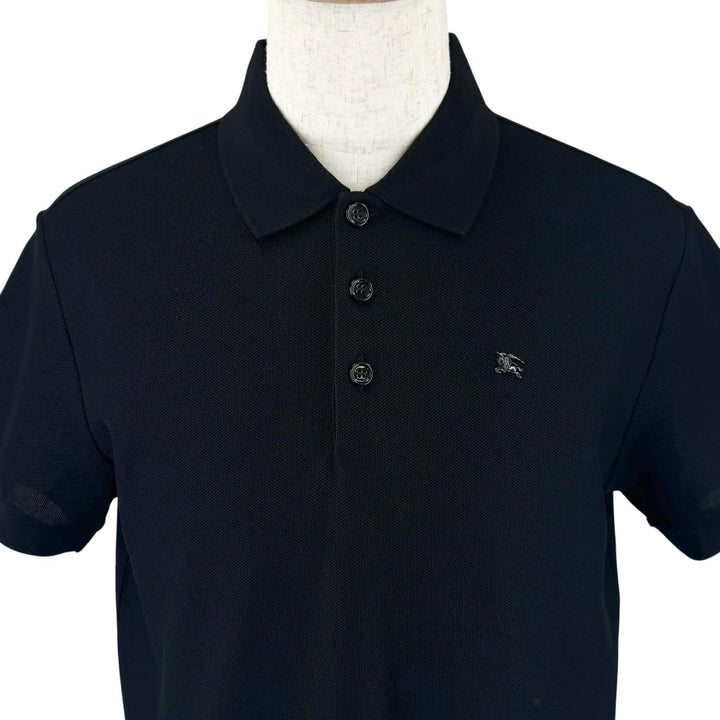 Great BURBERRY Short sleeve polo shirt Knight on horseback logo