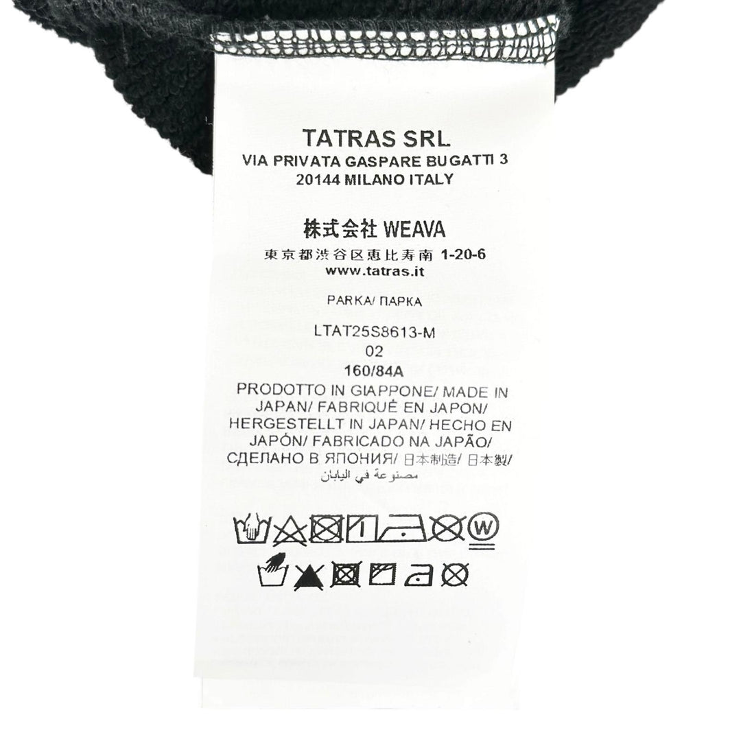 Excellent TATRAS hoodie LOMO Zip up black cotton Women LTAT25S8613-M