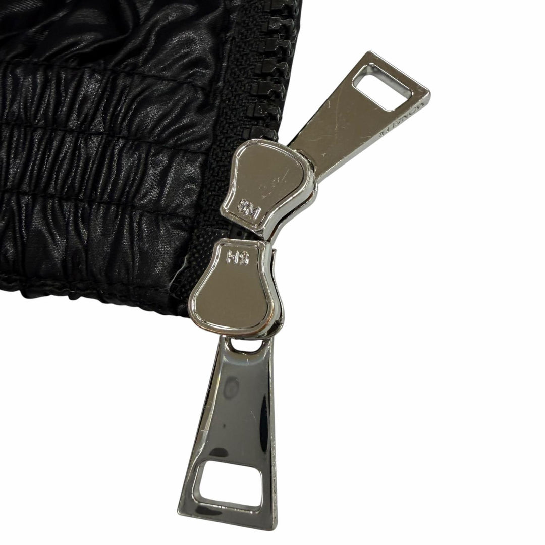Great MONCLER Down jacket BAYARD Logo patch and hood ZIP UP black Women 0