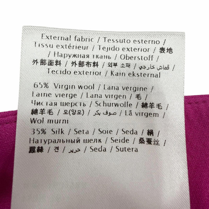 Excellent VALENTINO Rockstud Center-Pressed Flare Pants pink wool 36 2B3RB5601CF