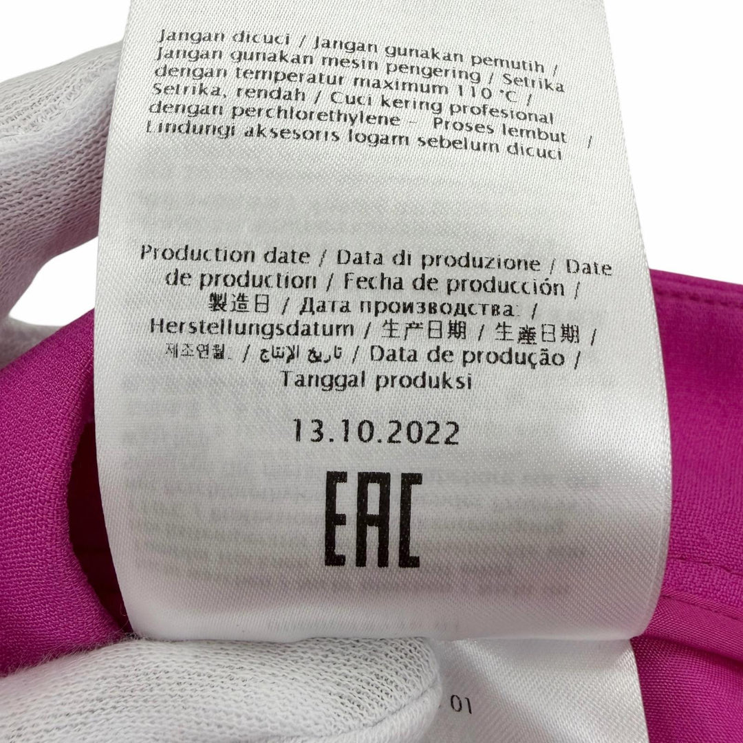 Excellent VALENTINO Rockstud Center-Pressed Flare Pants pink wool 36 2B3RB5601CF