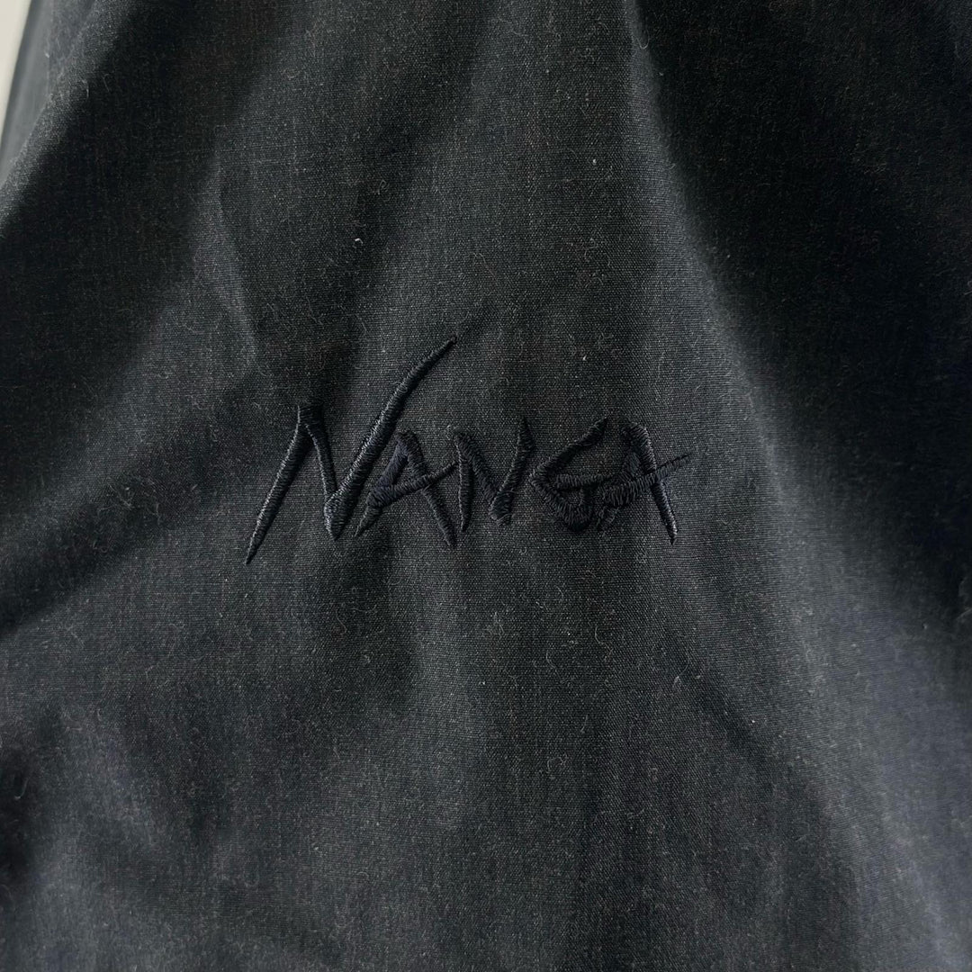 Great NANGA mountain hoodie Logo embroidered, drawstring, mountain jacket 48