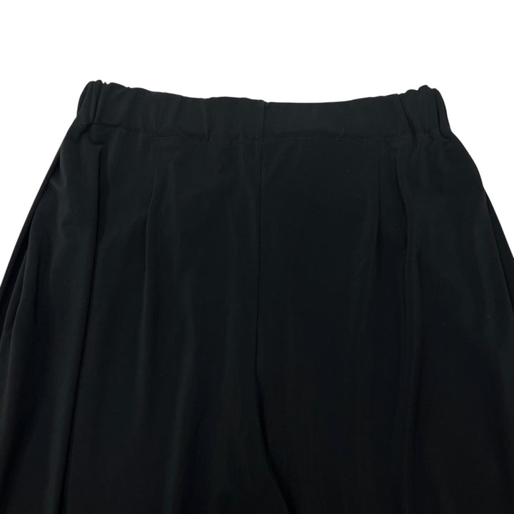 Excellent ISSEY MIYAKE Pants Tuck Wide black Triacetate Women 2 IM51JF725