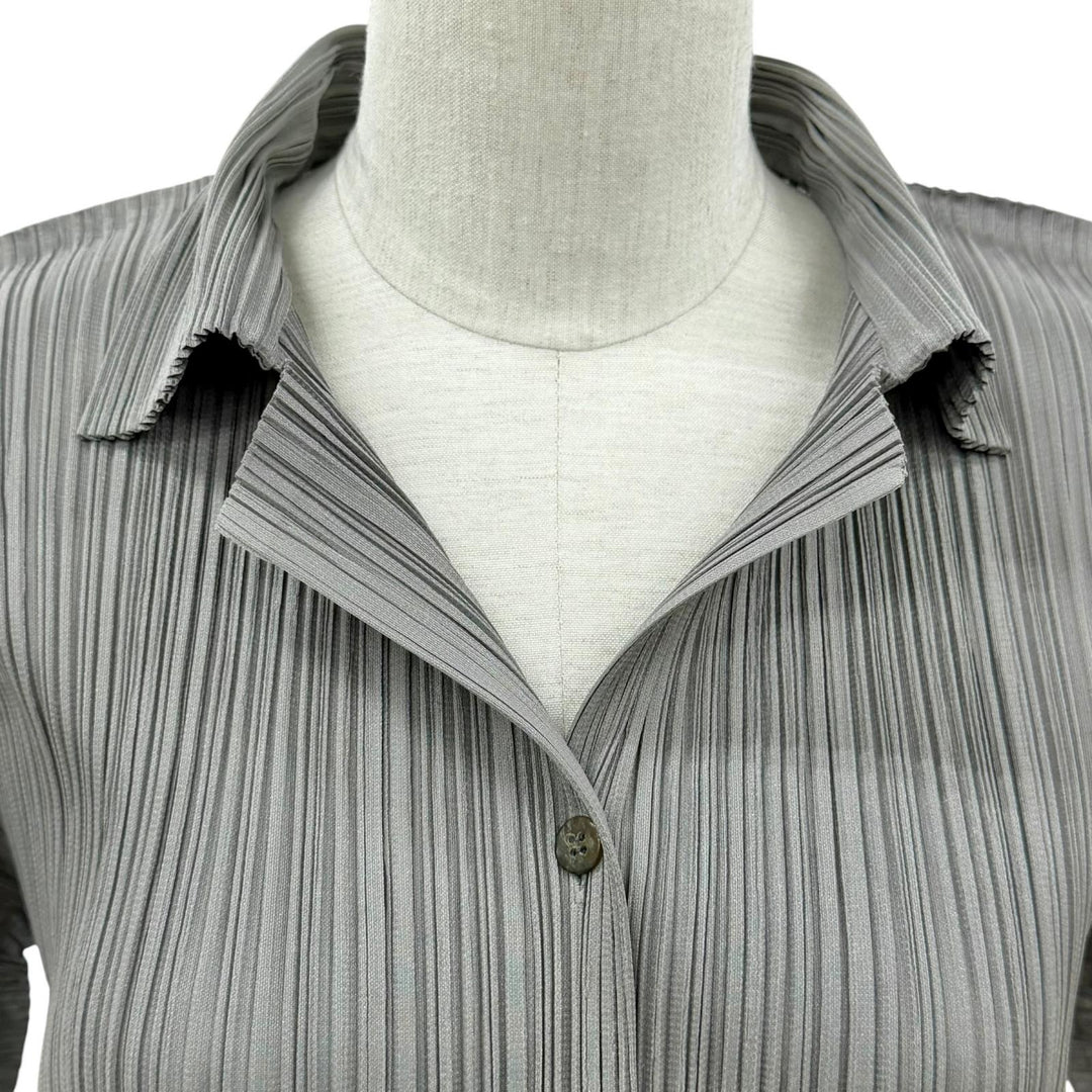 Excellent PLEATS PLEASE two-piece set tops khaki polyester Women PP04-JF643