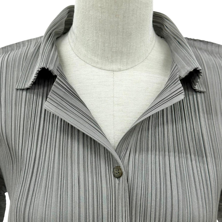 Excellent PLEATS PLEASE two-piece set tops khaki polyester Women PP04-JF643