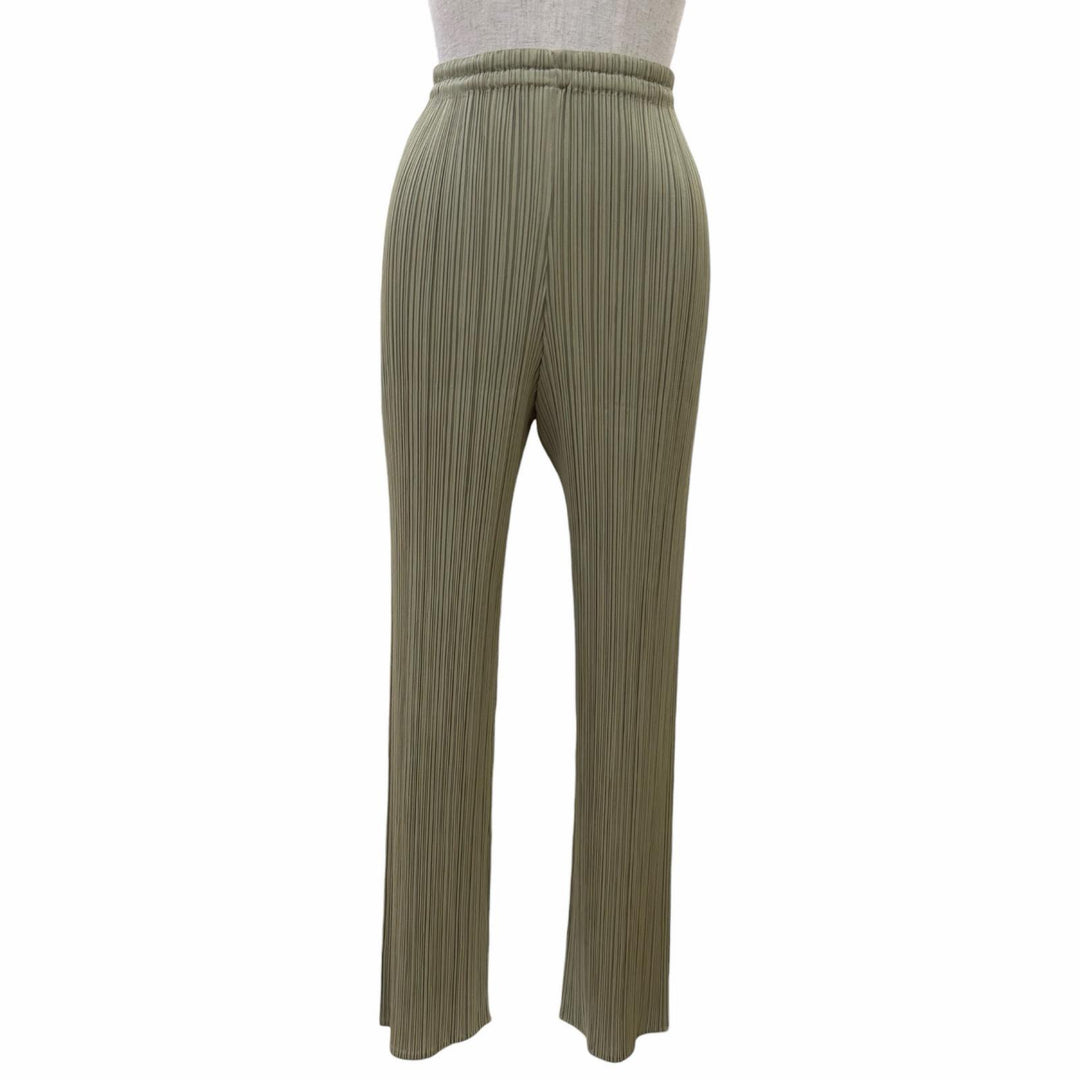 Excellent PLEATS PLEASE two-piece set green Women PP63-JJ301 PP03-JF404