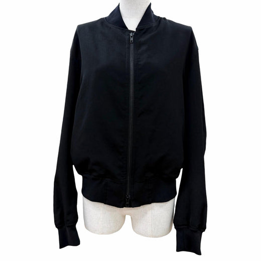 Excellent Yohji Yamamoto Blouson Sequin Logo Design Bomber Jacket 3 FV-J21-100
