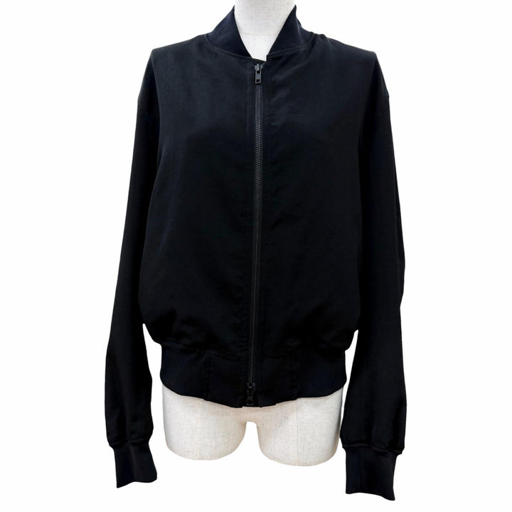 Excellent Yohji Yamamoto Blouson Sequin Logo Design Bomber Jacket 3 FV-J21-100