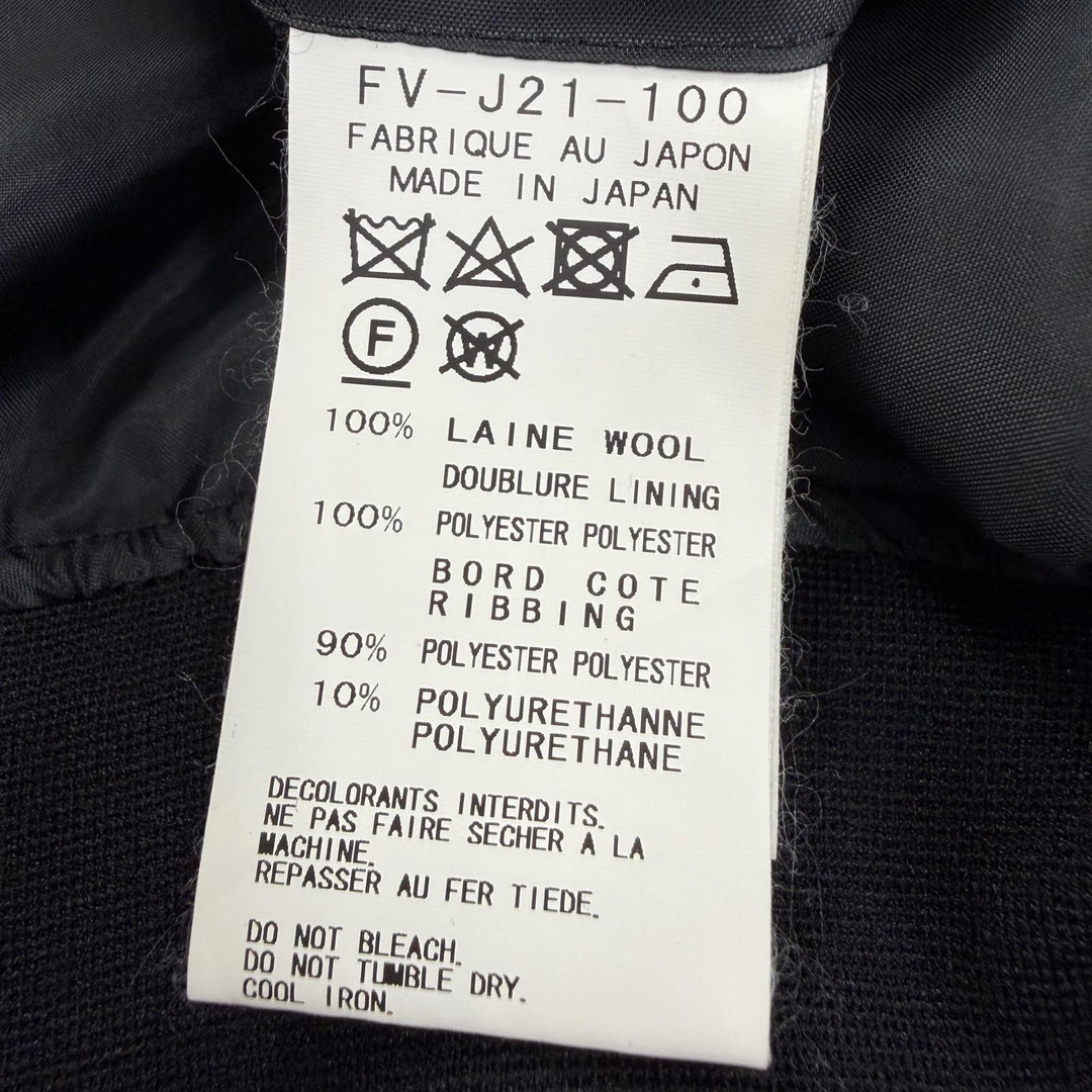 Excellent Yohji Yamamoto Blouson Sequin Logo Design Bomber Jacket 3 FV-J21-100