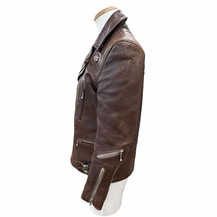 Very Good Lewis Leathers Leather jacket 391 Lightning Tight Fit Sheepskin 36