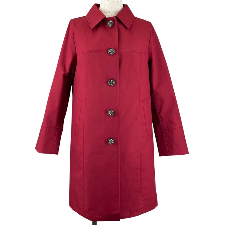 Excellent MACKINTOSH PHILOSOPHY coat with liner Red cotton Women 36 H5A01-610-15