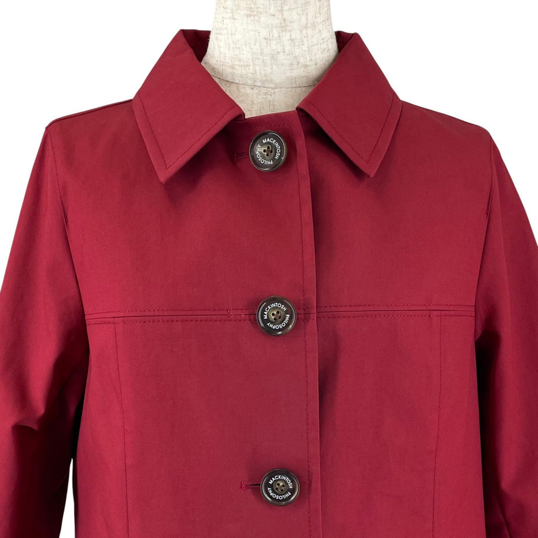 Excellent MACKINTOSH PHILOSOPHY coat with liner Red cotton Women 36 H5A01-610-15