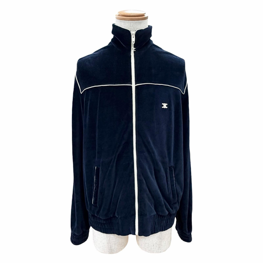Great CELINE Track jacket SB11-521 WZ681571 Celine Triomphe Velvet M 2Y168679I