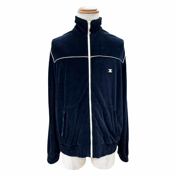 Great CELINE Track jacket SB11-521 WZ681571 Celine Triomphe Velvet M 2Y168679I