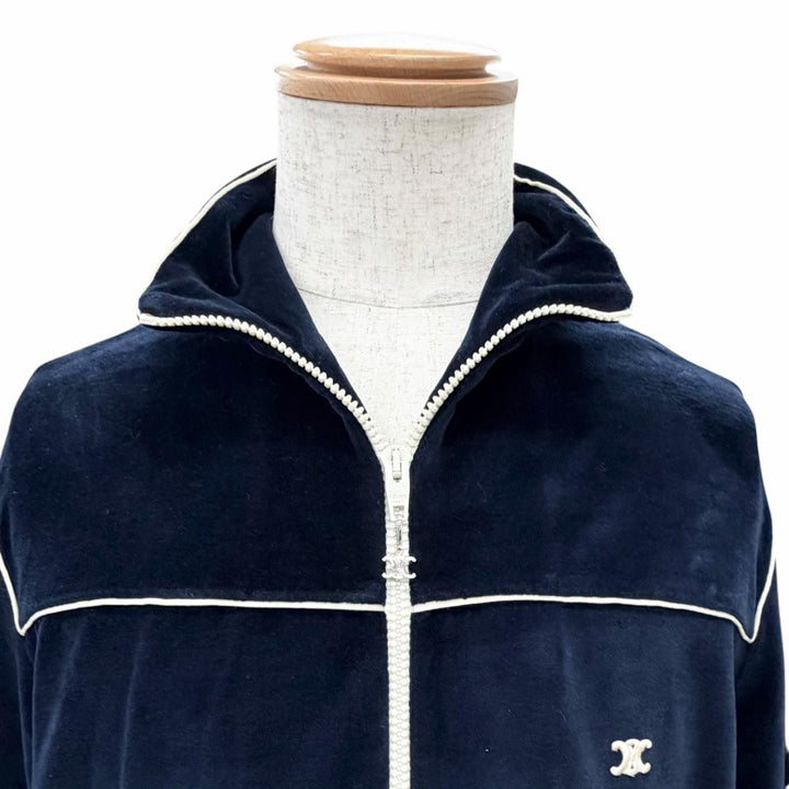 Great CELINE Track jacket SB11-521 WZ681571 Celine Triomphe Velvet M 2Y168679I
