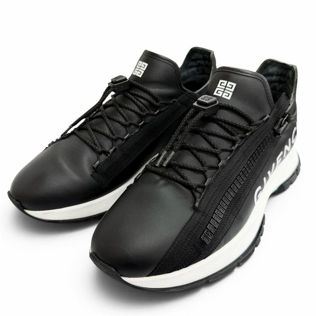 Discounted Great GIVENCHY sneakers SPECTRE RUNNER Logo Zipline 4G black 42 BH009BH1LL