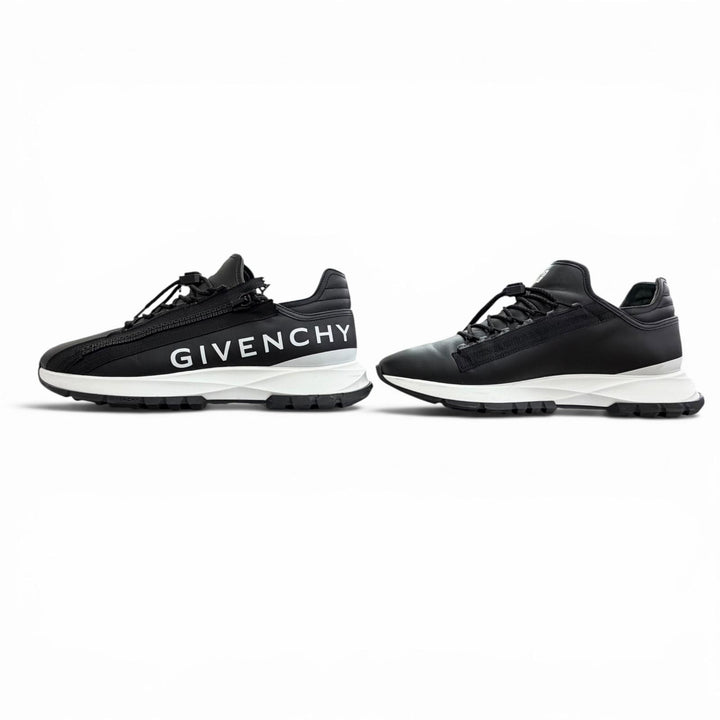 Discounted Great GIVENCHY sneakers SPECTRE RUNNER Logo Zipline 4G black 42 BH009BH1LL