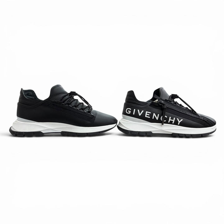 Discounted Great GIVENCHY sneakers SPECTRE RUNNER Logo Zipline 4G black 42 BH009BH1LL