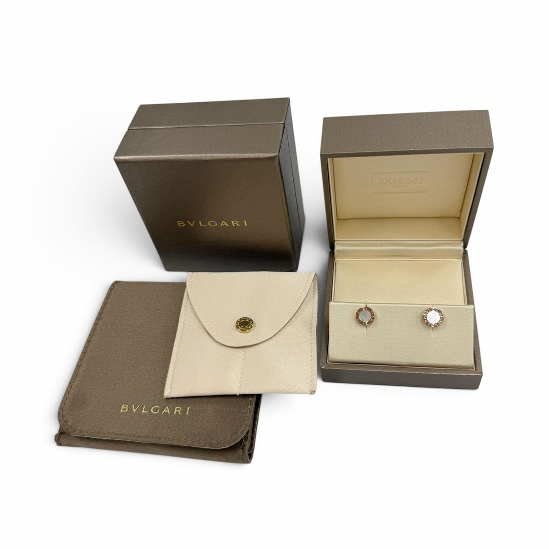 Excellent BVLGARI Pierce Bvlgari Bvlgari Shell Pierce Pink gold 750(PG) Women