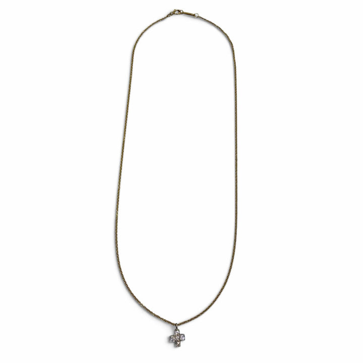 Great TIFFANY&Co. Necklace Cruciform Yellow Gold 750 Women