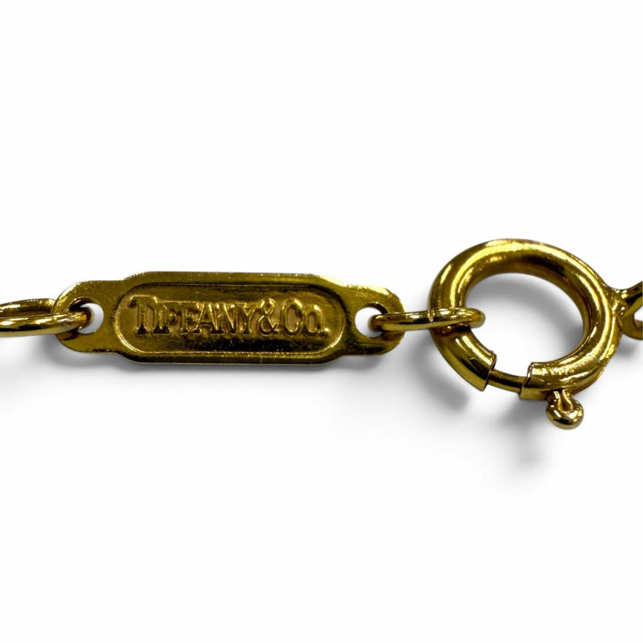 Great TIFFANY&Co. Necklace Cruciform Yellow Gold 750 Women
