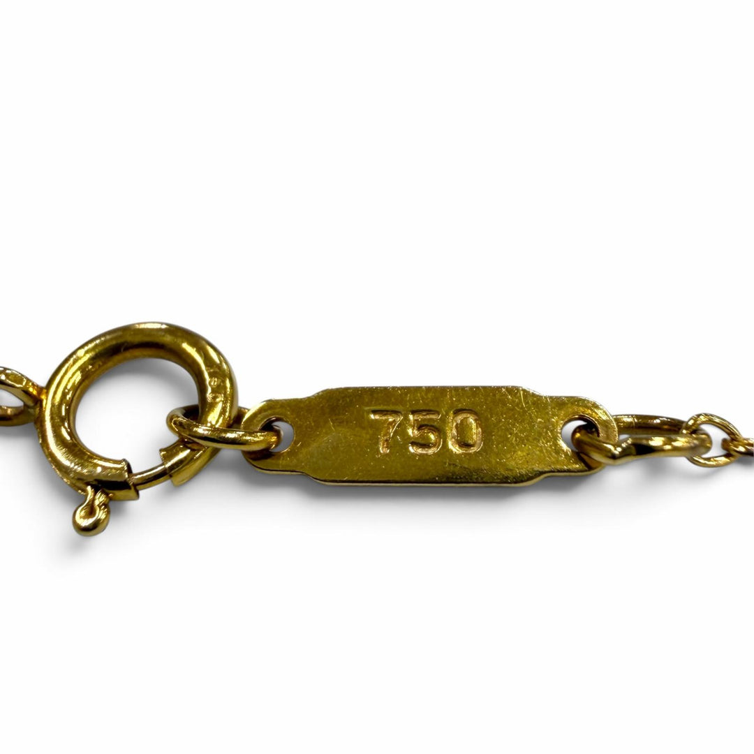 Great TIFFANY&Co. Necklace Cruciform Yellow Gold 750 Women