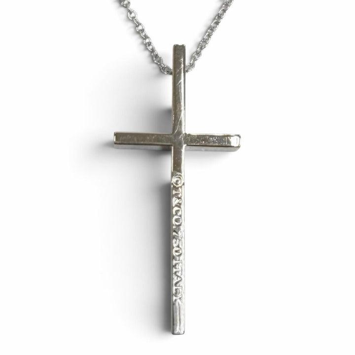 Great TIFFANY&Co. Necklace cross White gold 750(WG) Women