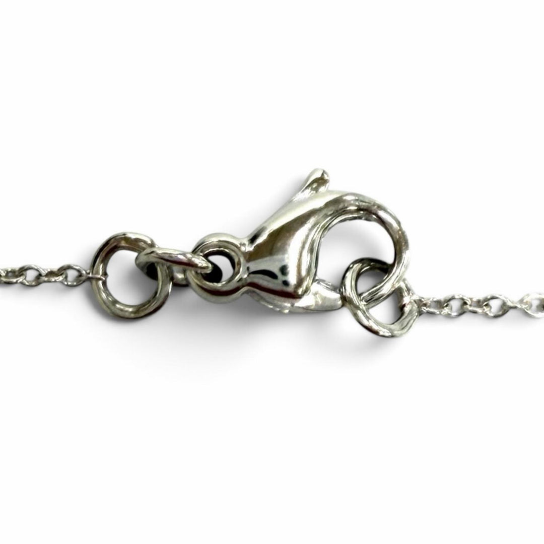 Great TIFFANY&Co. Necklace cross White gold 750(WG) Women
