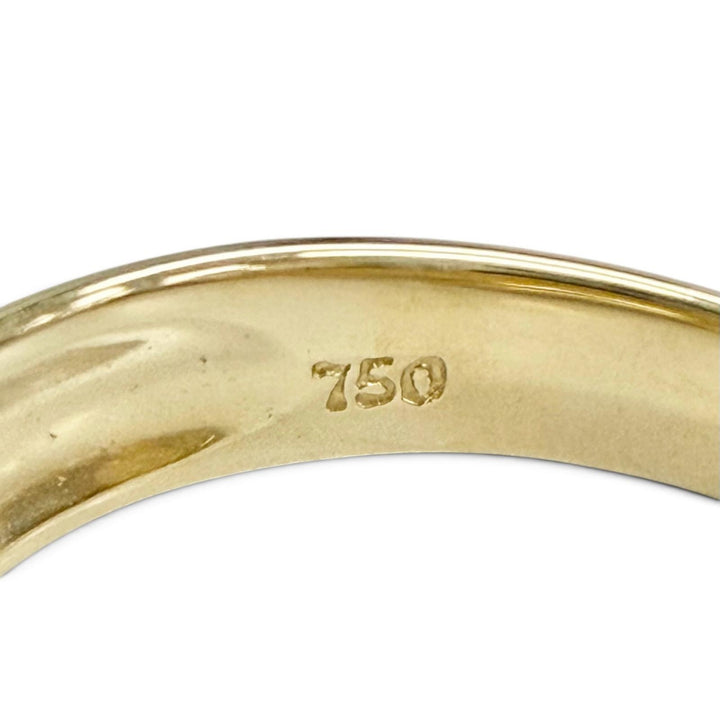 Excellent TIFFANY&Co. Ring ring Stackable 3-Piece Ruby Ring, 750 (Yellow Gold)
