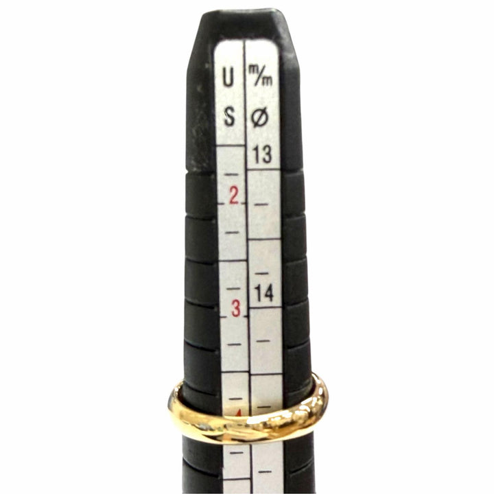 Excellent TIFFANY&Co. Ring ring Stackable 3-Piece Ruby Ring, 750 (Yellow Gold)