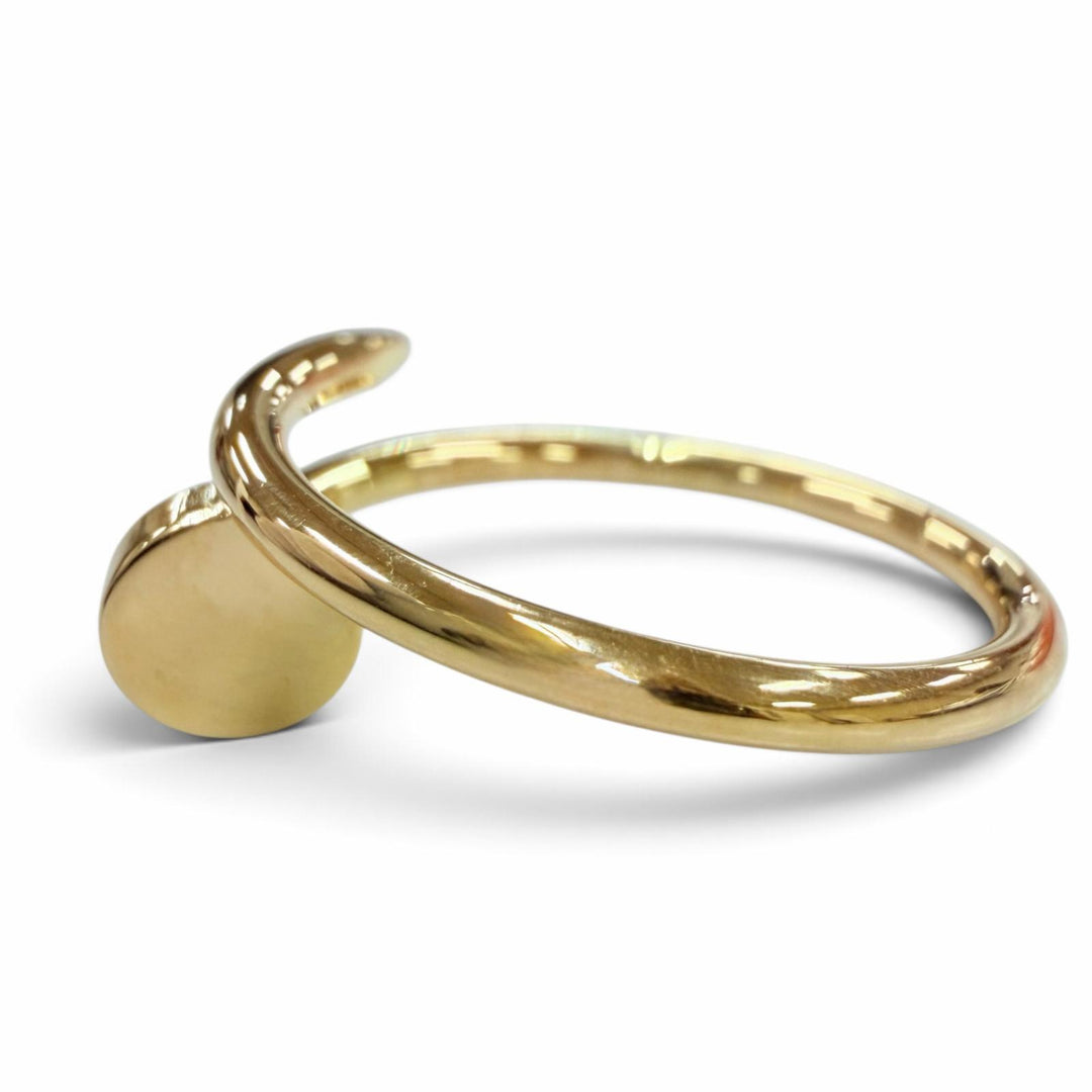 Great Cartier Ring ring Juste un Clou SM Ring Yellow Gold AU750 Women 53 RII234
