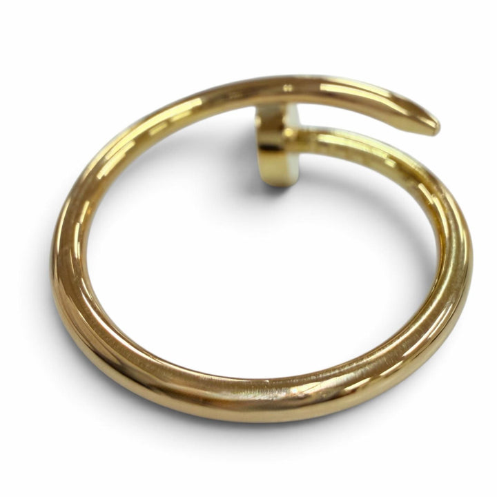 Great Cartier Ring ring Juste un Clou SM Ring Yellow Gold AU750 Women 53 RII234
