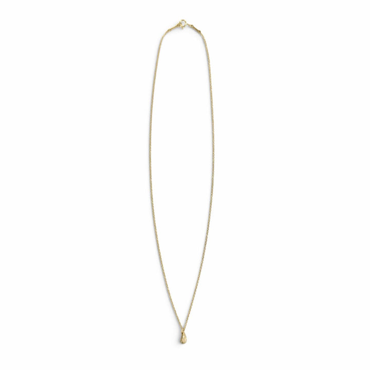 Great TIFFANY&Co. Teardrop Mini Pave Diamond Necklace in 750 (Yellow Gold)