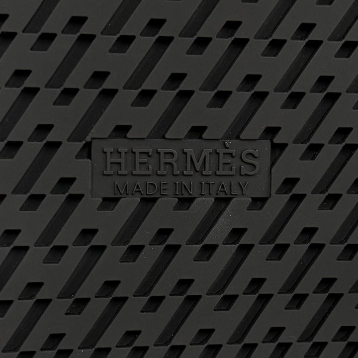 Pristine HERMES Sandals Giorno Leather accents, Velcro closure, sportswear 40.5