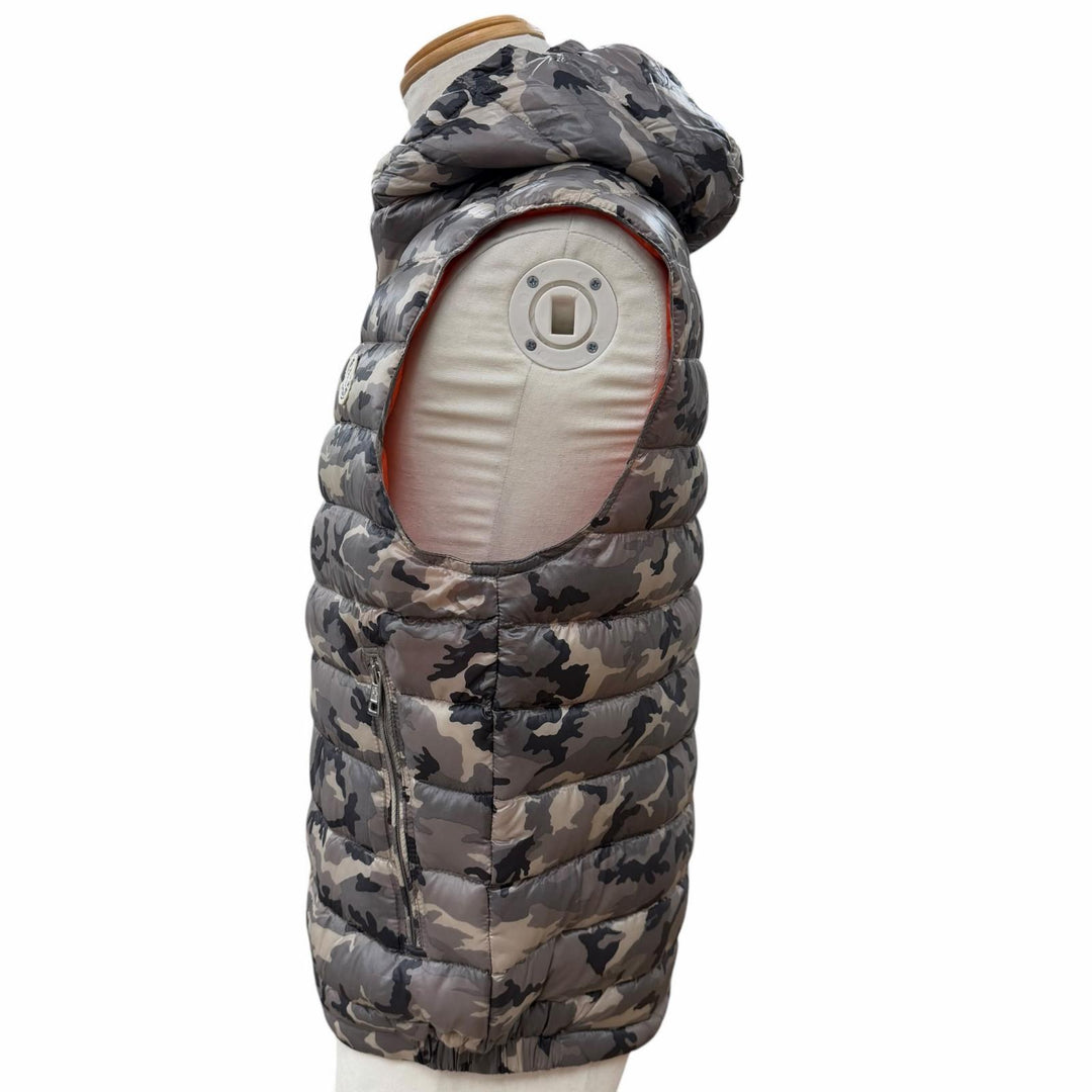Great MONCLER Down vest PATRICK gray Nylon mens 2