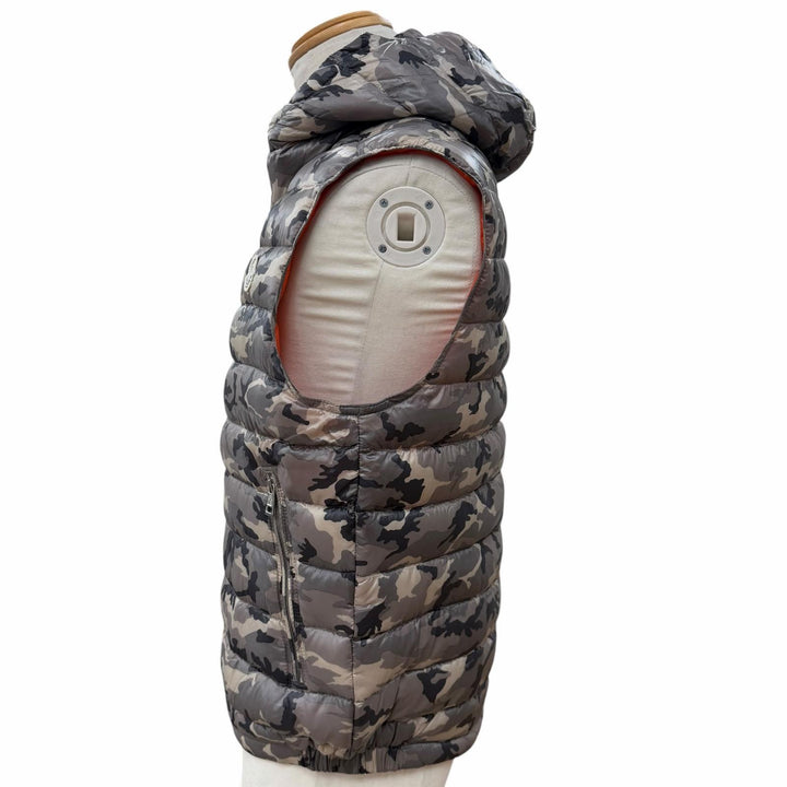 Great MONCLER Down vest PATRICK gray Nylon mens 2