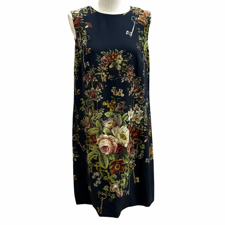 Pristine DOLCE&GABBANA one piece Floral print sleeveless top Viscose 42 F6NA7T