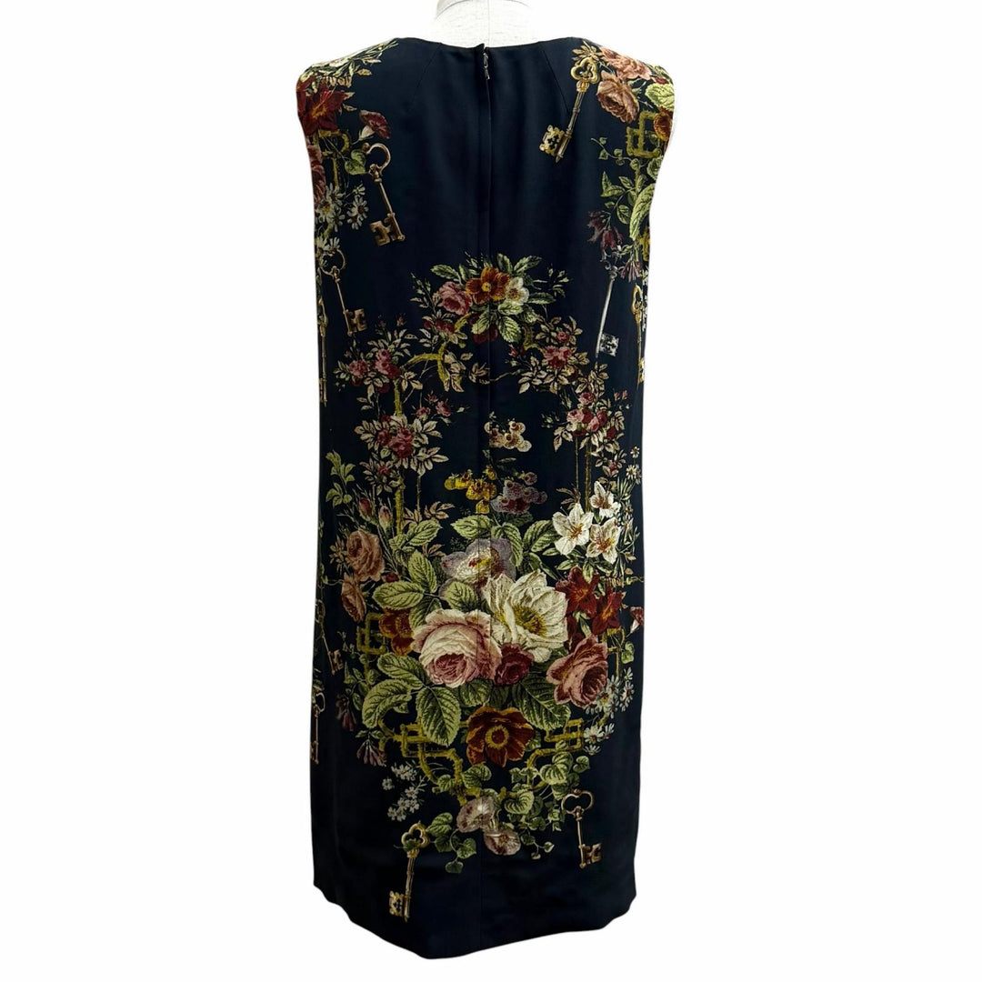 Pristine DOLCE&GABBANA one piece Floral print sleeveless top Viscose 42 F6NA7T