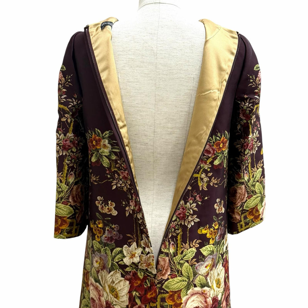 Pristine DOLCE&GABBANA one piece Bordeaux silk Women 36 F6NJ0T