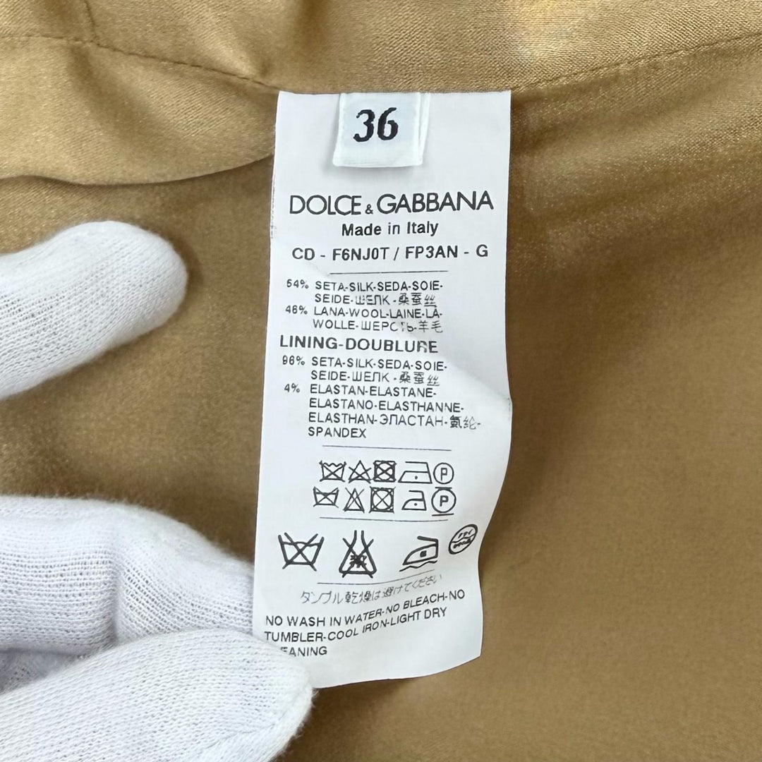Pristine DOLCE&GABBANA one piece Bordeaux silk Women 36 F6NJ0T