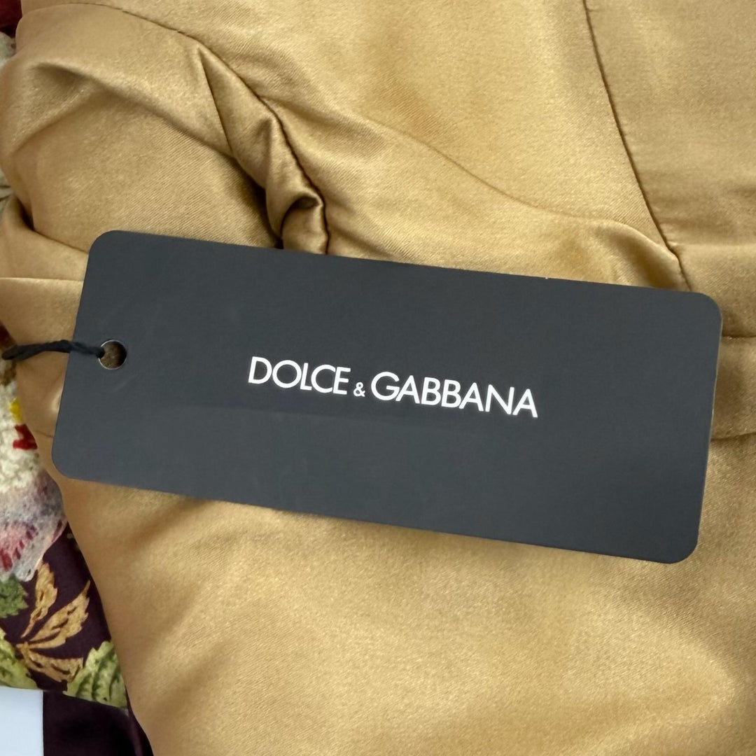 Pristine DOLCE&GABBANA one piece Bordeaux silk Women 36 F6NJ0T
