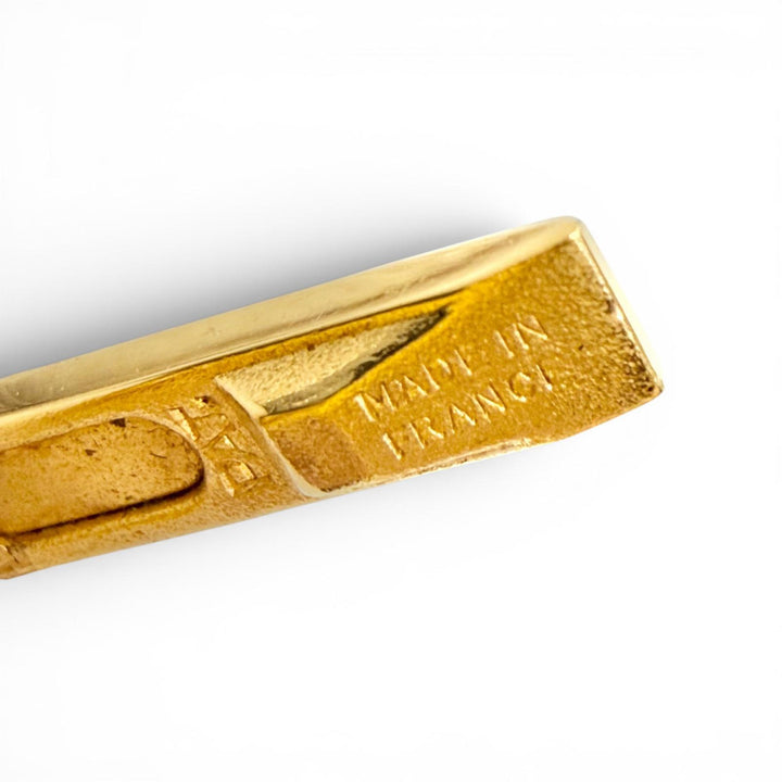 Great Cartier Ballpoint pen Trinity Stripe Pattern Twist Type gold mens