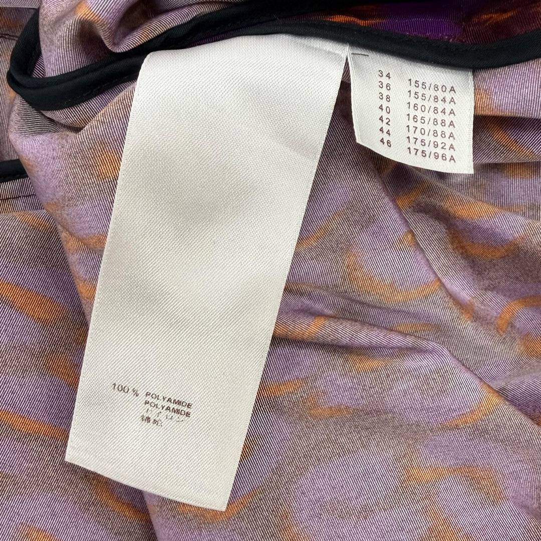 Excellent LOUIS VUITTON trench coat Purple Nylon Women 40