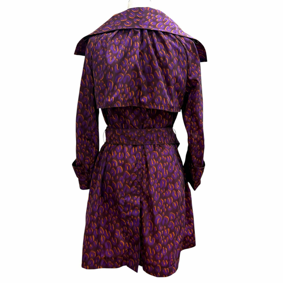 Excellent LOUIS VUITTON trench coat Purple Nylon Women 40