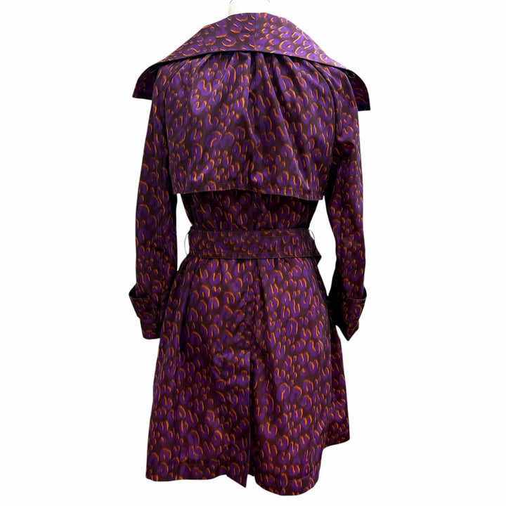 Excellent LOUIS VUITTON trench coat Purple Nylon Women 40