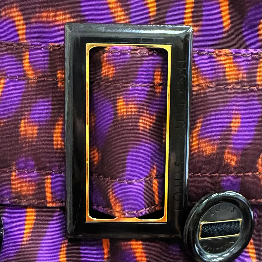 Excellent LOUIS VUITTON trench coat Purple Nylon Women 40