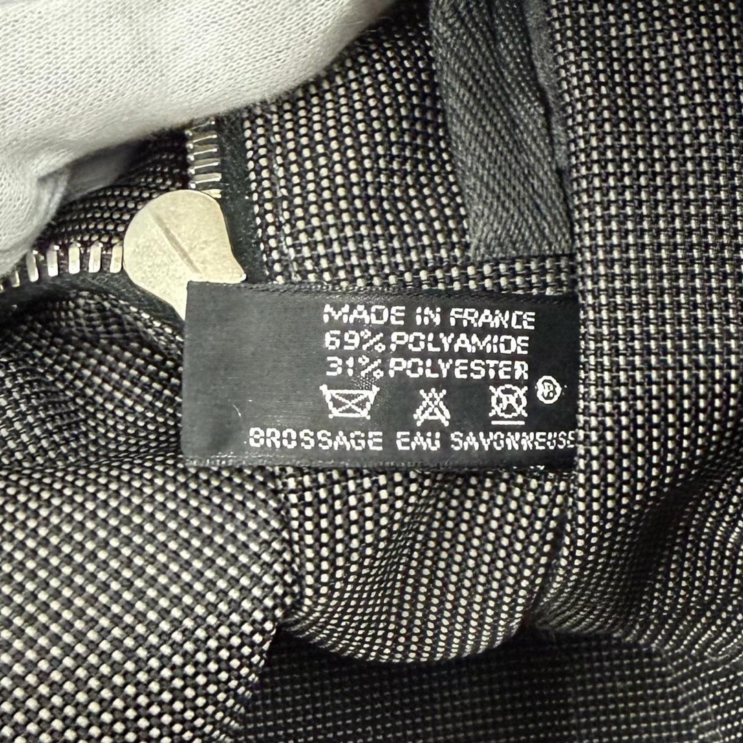 Great HERMES Tote Bag Her LineMM Serie button gray polyamide Women