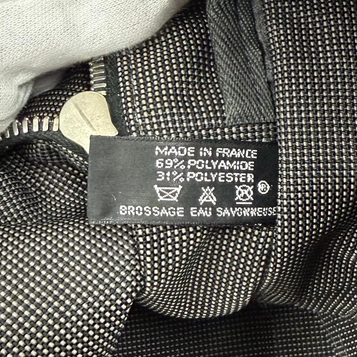 Great HERMES Tote Bag Her LineMM Serie button gray polyamide Women