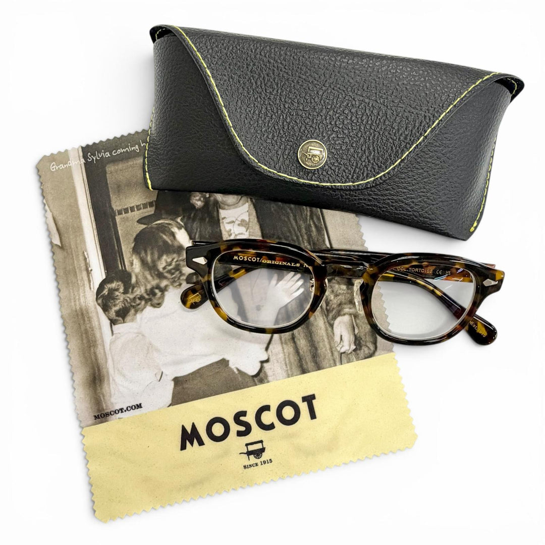 Excellent MOSCOT Glasses LEMTOSH Wellington Tortoiseshell Pattern Havana mens